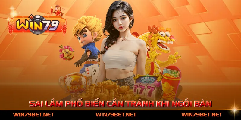 Sai lầm phổ biến cần tránh khi ngồi bàn